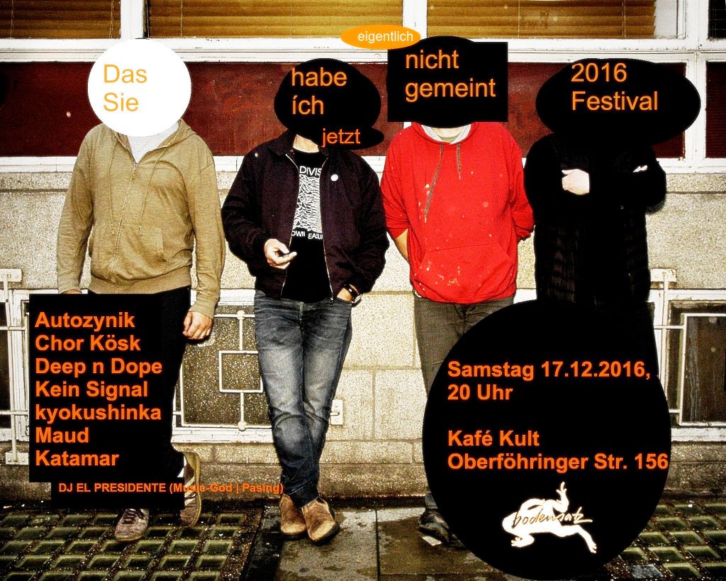 Bodensatzfestival 2016 Flyer
